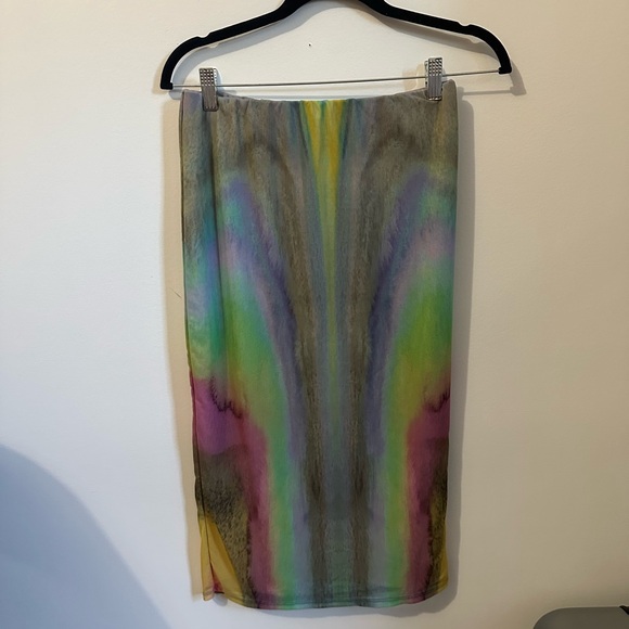 AFRM Multicolor Midi Skirt - Picture 1 of 3